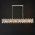 35 Inch Regal Linear Crystal Chandelier - Astra