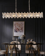 47 Inch Regal Linear Crystal Chandelier - Astra