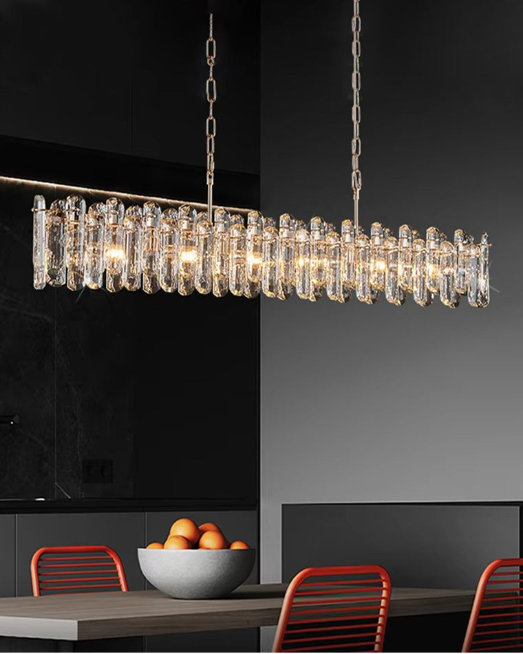 47 Inch Regal Linear Crystal Chandelier - Astra