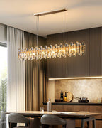 47 Inch Regal Linear Crystal Chandelier - Astra