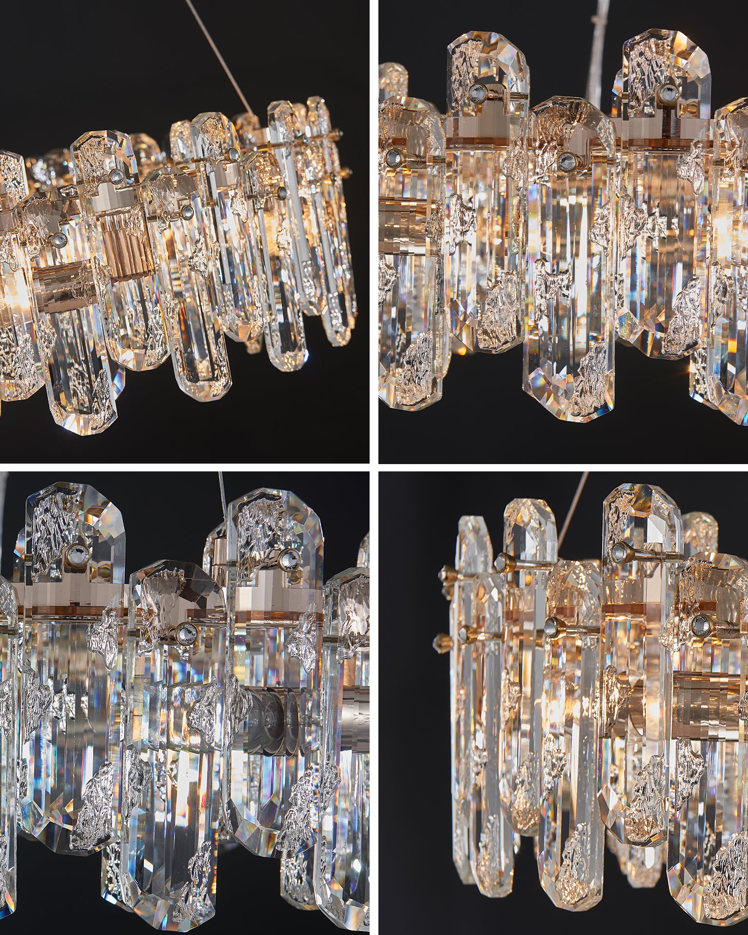 47 Inch Regal Linear Crystal Chandelier - Astra