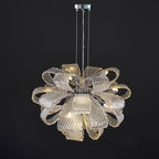 24 Inch Textured Ribbon Chandelier - Fleur