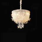 18 Inch Fringe Beaded Crystal Chandelier - Seraphina