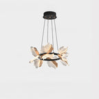 20 Inch Leaf Ring Chandelier - Flora