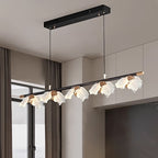 39 Inch Leaf Linear Chandelier - Flora