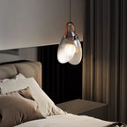 Ribbed Glass Drop Pendant Light- Clara