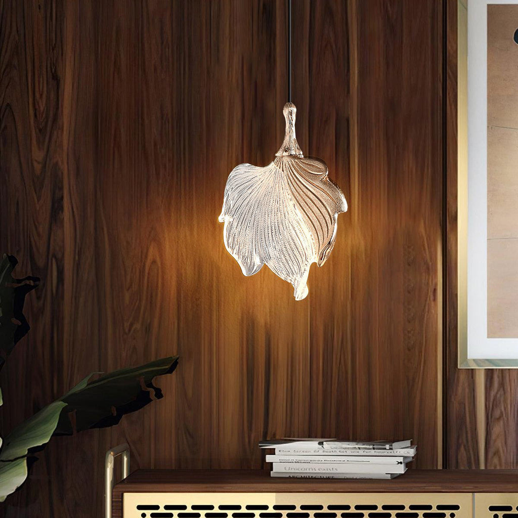 Leaf Acrylic Pendant Light- Flora