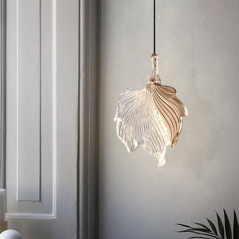Leaf Acrylic Pendant Light- Flora
