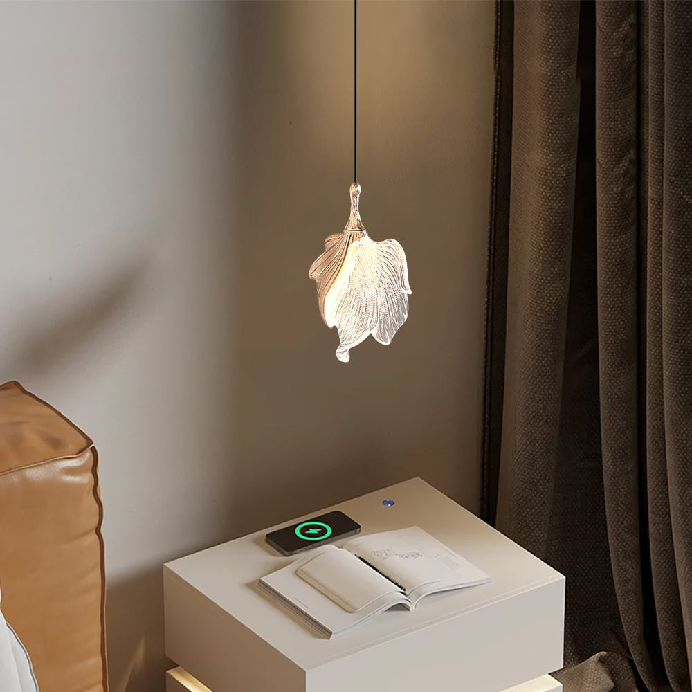Leaf Acrylic Pendant Light- Flora