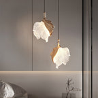 Two Leaf Acrylic Pendant Light- Flora
