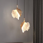 Three Leaf Acrylic Pendant Light- Flora