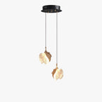 Two Leaf Acrylic Pendant Light- Flora
