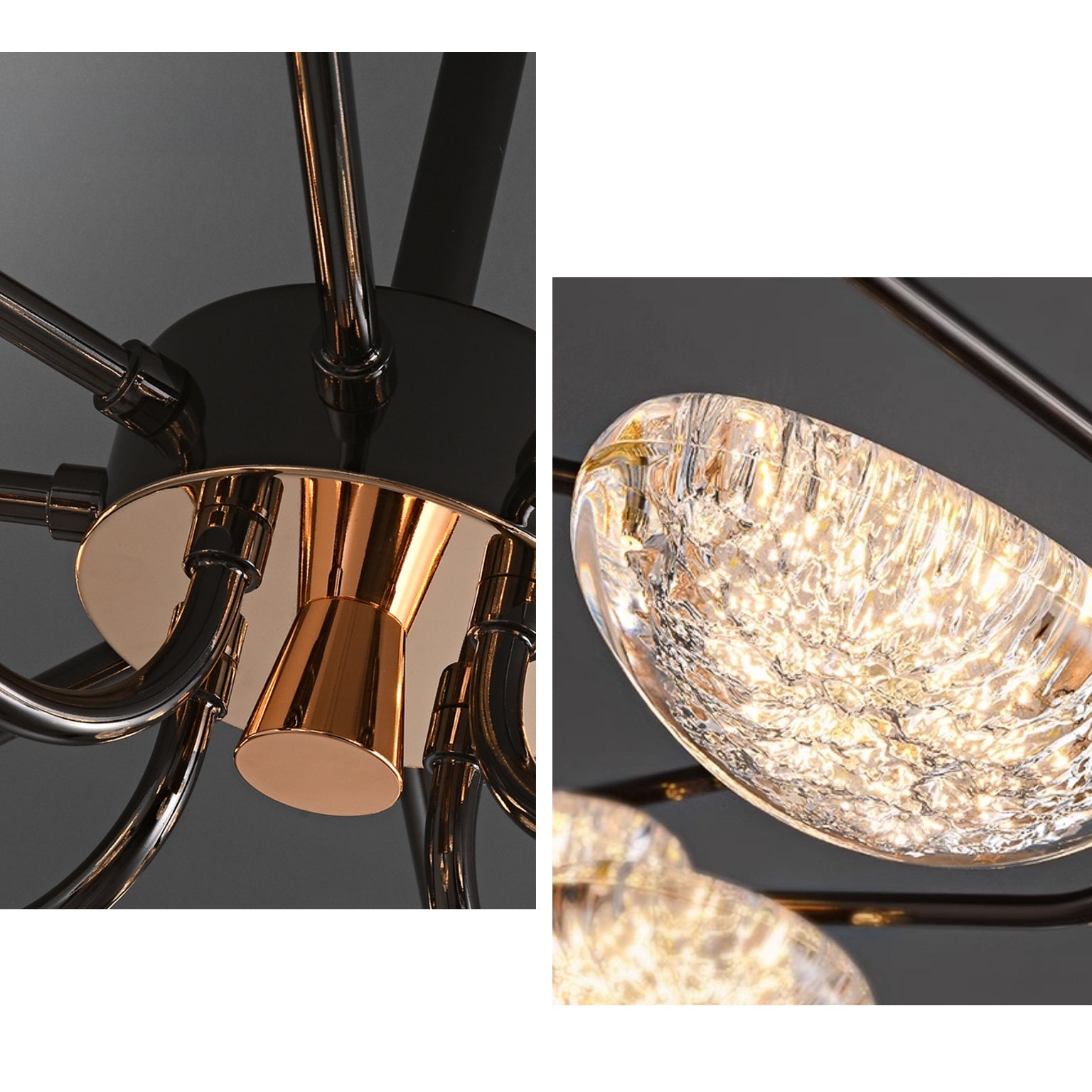 31 Inch irregular Arm Chandelier - Asteria