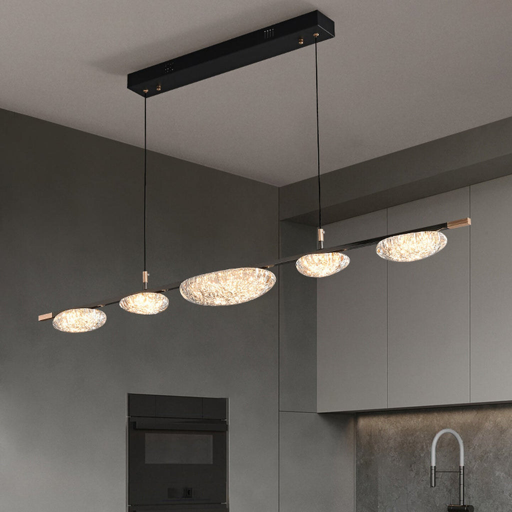 51 Inch irregular Linear Chandelier - Asteria