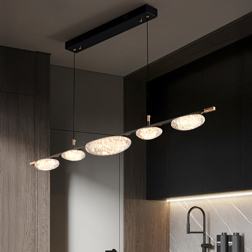 51 Inch irregular Linear Chandelier - Asteria