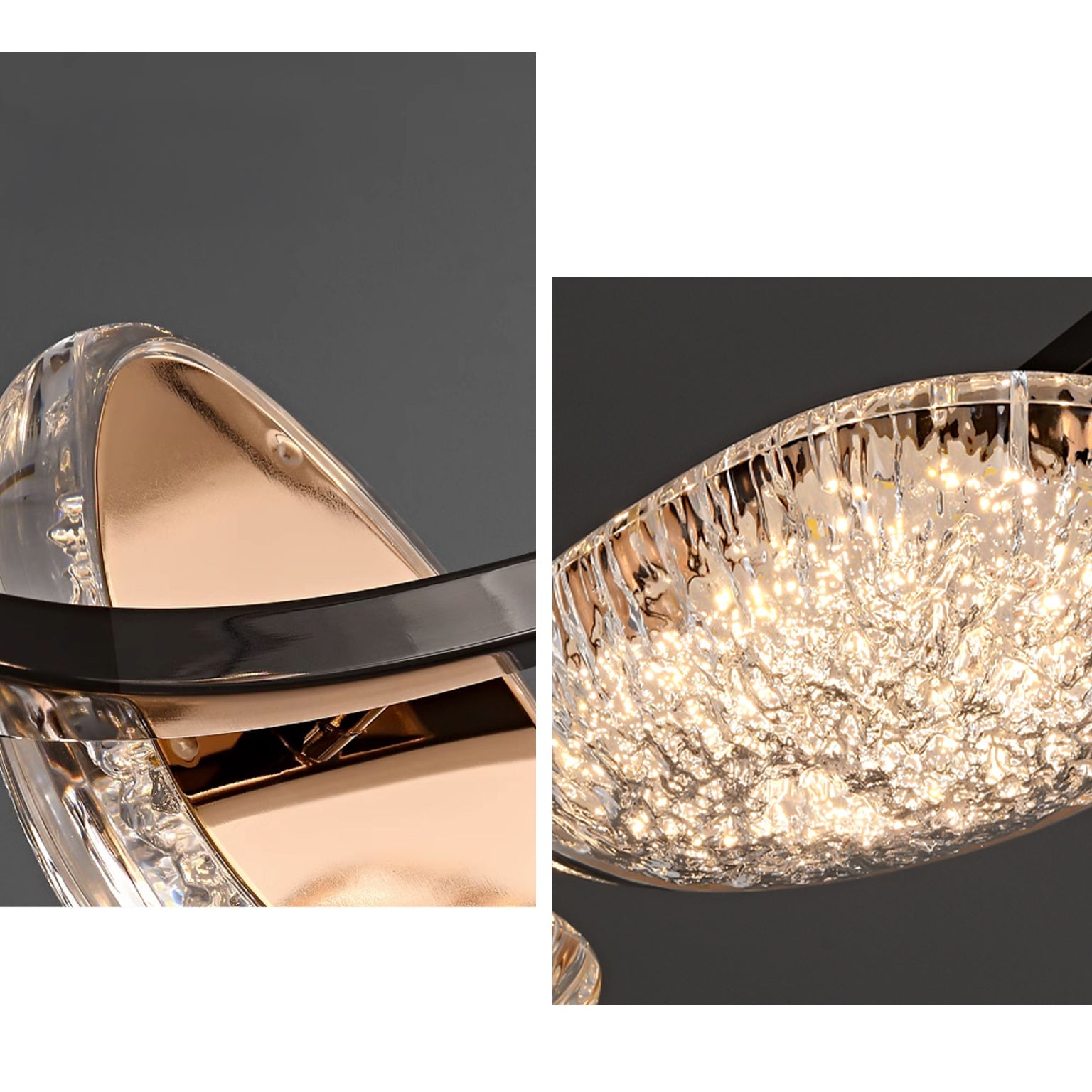 51 Inch irregular Linear Chandelier - Asteria