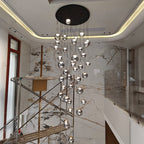 39 Inch Forty-One Globe Glass Pendant Chandelier- Nova