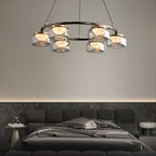 24 Inch Glass Round Chandelier - Celeste