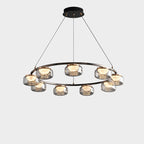 31 Inch Glass Round Chandelier - Celeste