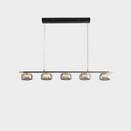 41 Inch Glass Linear Chandelier - Celeste