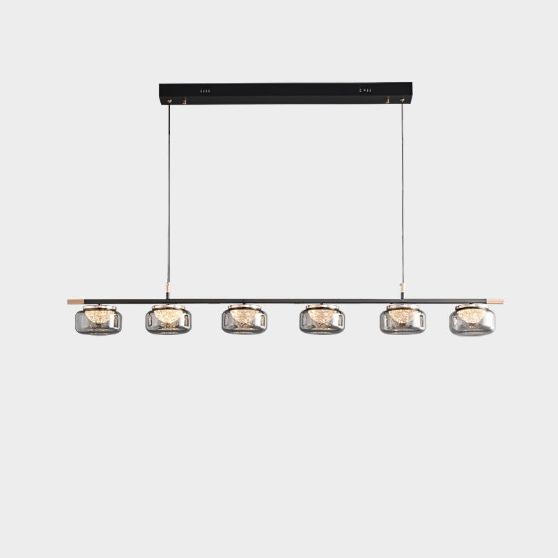 47 Inch Glass Linear Chandelier - Celeste