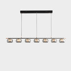 63 Inch Glass Linear Chandelier - Celeste