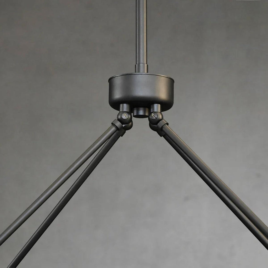48 Inch Forged Iron Rectangular LED Chandelier - Peralta