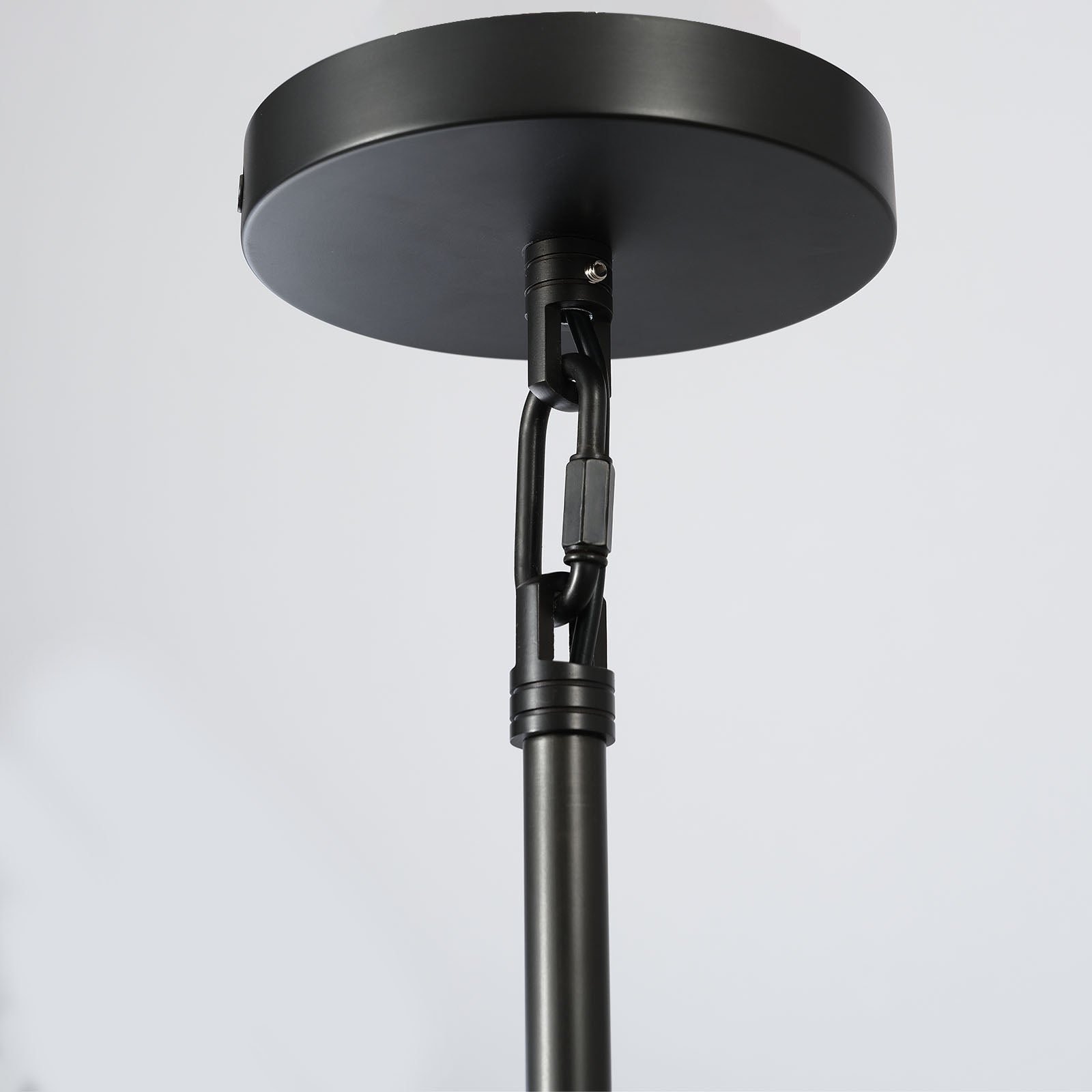 14 Inch Milk Glass Dome Pendant Light - Machinist