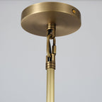 14 Inch Milk Glass Dome Pendant Light - Machinist