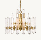 24 Inch Crystal Prism Round Chandelier - Bonnington