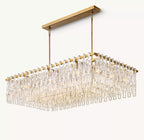 60 Inch Chain Crystal Rectangular Chandelier - Marignan