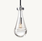Raindrop Glass Pendant Light – Ava