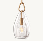 6 Inch Flute Crystal Pendant Light - Botanist