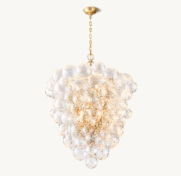 36 Inch Glass bubble Chandelier - Talia