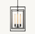 16 Inch Glass Lantern Pendant Light - Beckman