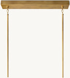 54 Inch Hexagonal Crystal Linear Chandelier – Arcachon