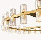 60 Inch Hexagonal Crystal Round Chandelier – Arcachon