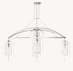 61 Inch Bell Glass Chandelier - Fulcrum