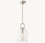 5 Inch Cloche Crystal Pendant Light - Botanist