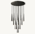 48 Inch Pin Cascading Round Chandelier - Aquitaine