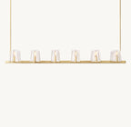 60 Inch Hurricane Candle Linear Chandelier - Pauillac