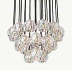 24 Inch Crystal Cluster Chandelier – Boule