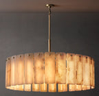 48 Inch Alabaster Round Chandelier - Calamette