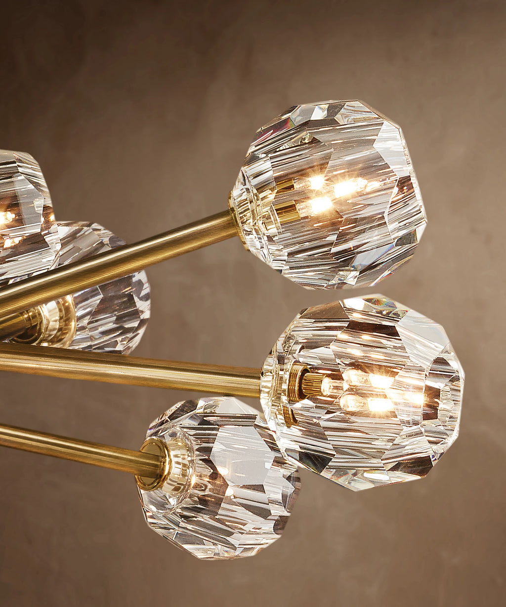 36 Inch Crystal Arm Chandelier – Boule