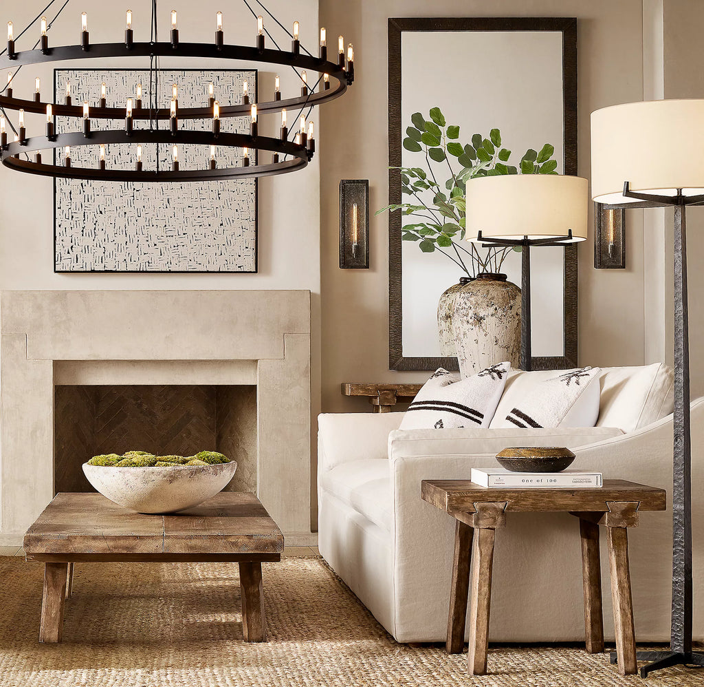 72 Inch Vintage Filament Tubular Candle Tiered Chandelier - Camino