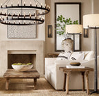 72 Inch Vintage Filament Tubular Candle Tiered Chandelier - Camino