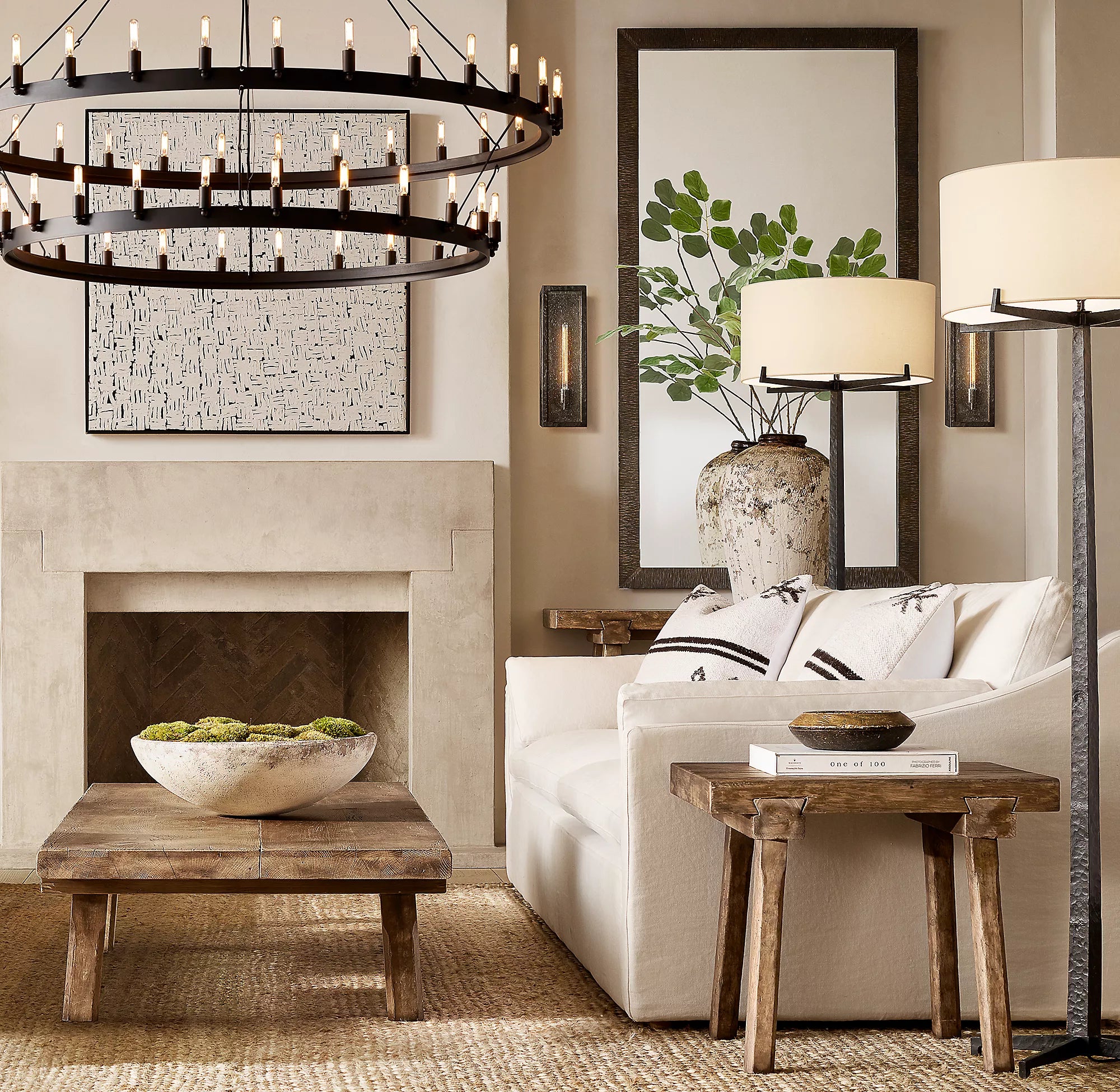 72 Inch Vintage Filament Tubular Candle Tiered Chandelier - Camino