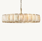 60 Inch Alabaster Round Chandelier – Harlow