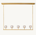 48 Inch Crystal Linear Chandelier – Boule