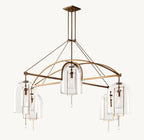 61 Inch Bell Glass Chandelier - Fulcrum